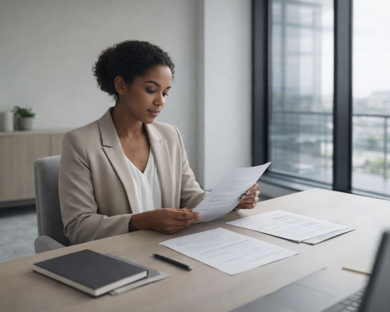 Candidate reviewing their behavioural profile